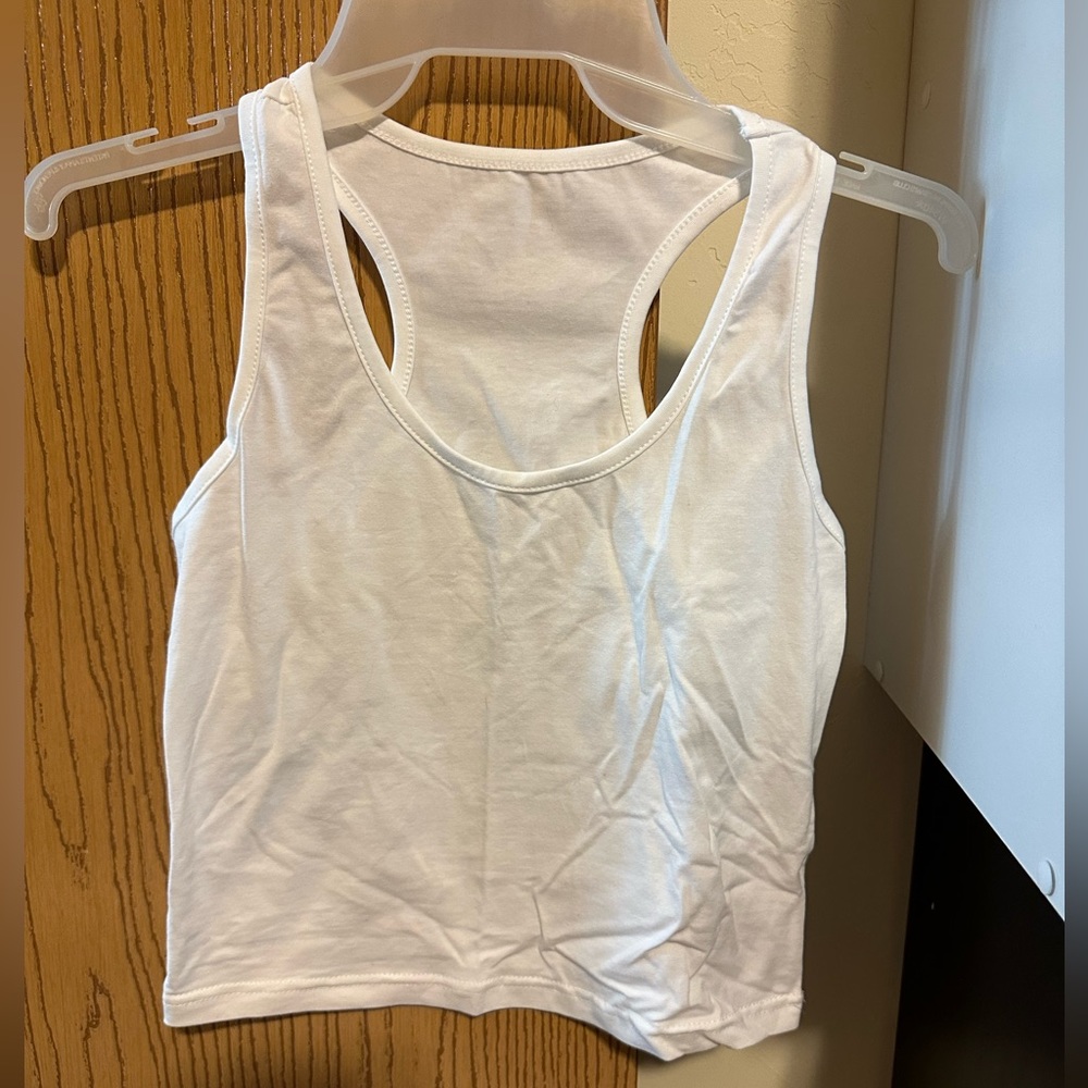 White tank top